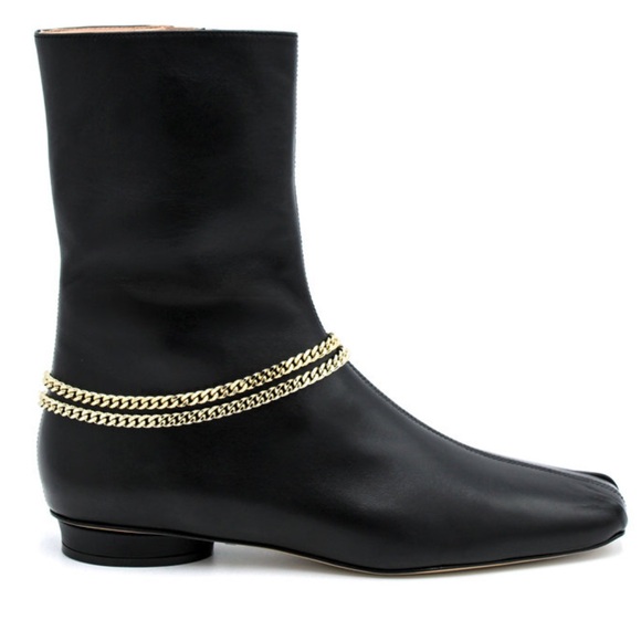 Ilio Smeraldo Tylynn Leather Ankle Boots w/o chain - Picture 13 of 16